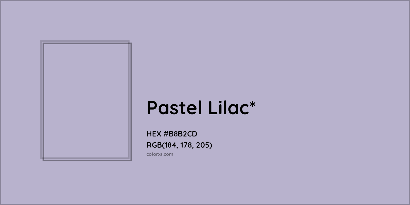 HEX #B8B2CD Color Name, Color Code, Palettes, Similar Paints, Images