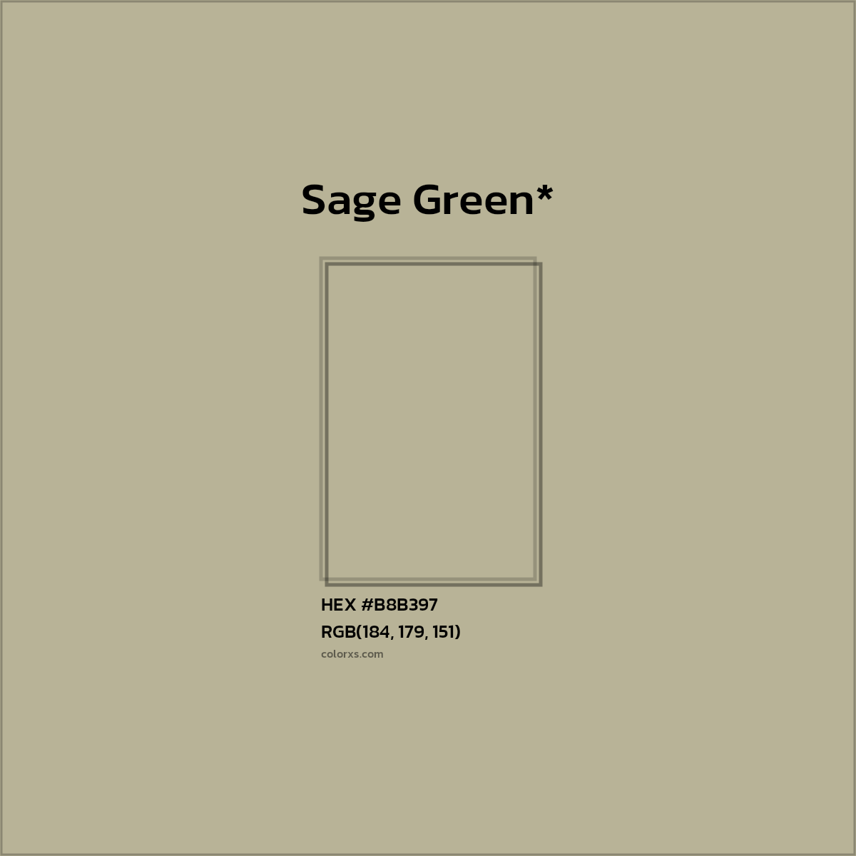 HEX #B8B397 Color Name, Color Code, Palettes, Similar Paints, Images