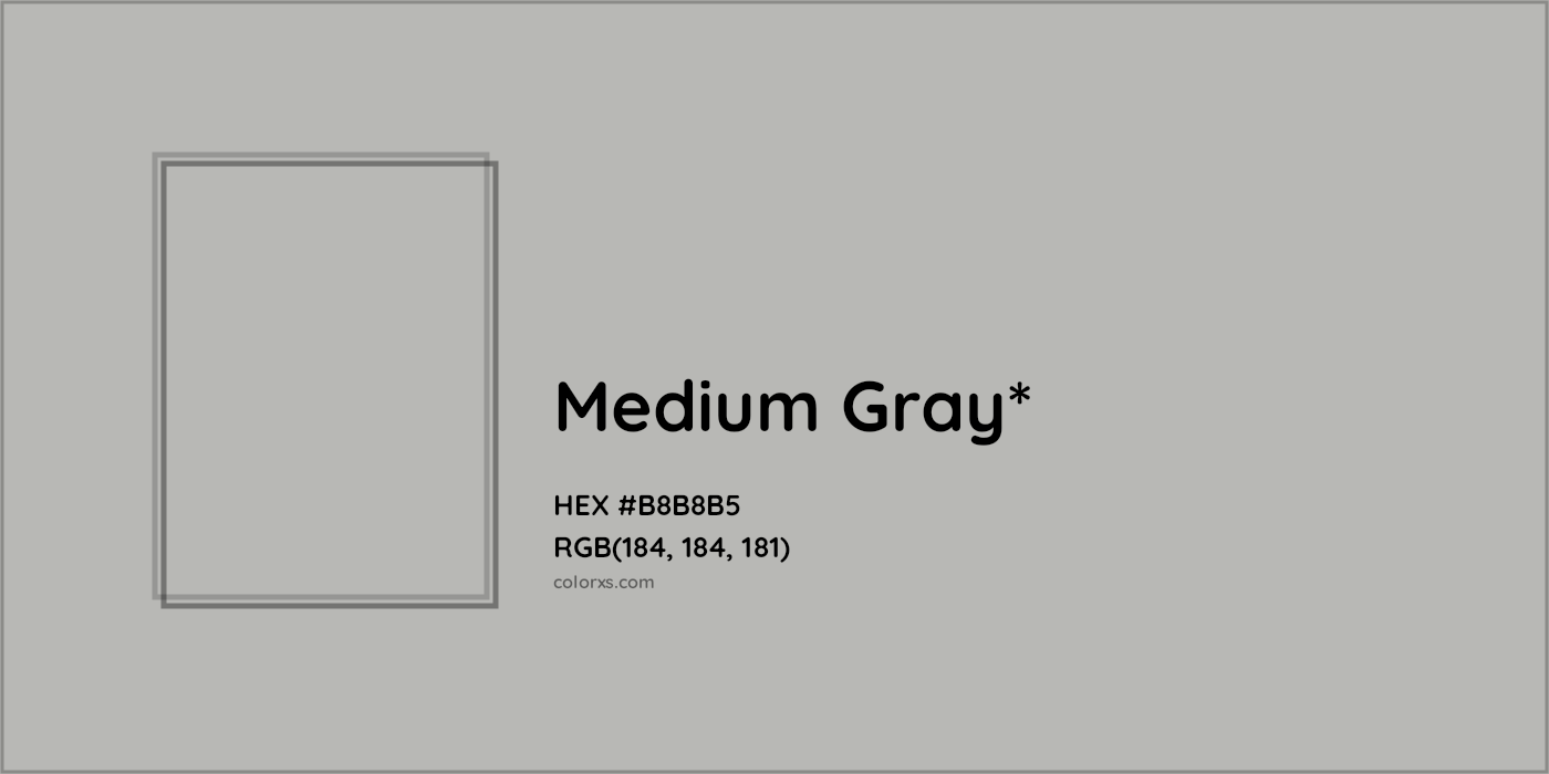 HEX #B8B8B5 Color Name, Color Code, Palettes, Similar Paints, Images