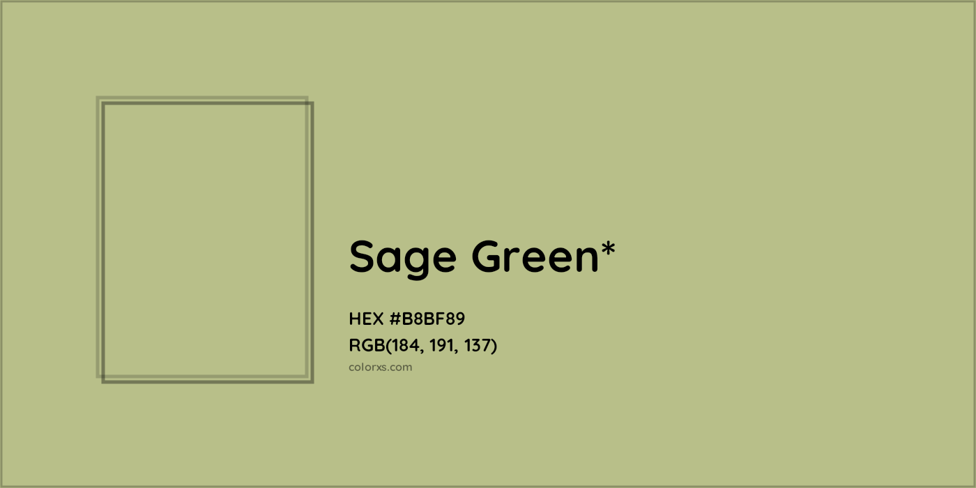 HEX #B8BF89 Color Name, Color Code, Palettes, Similar Paints, Images