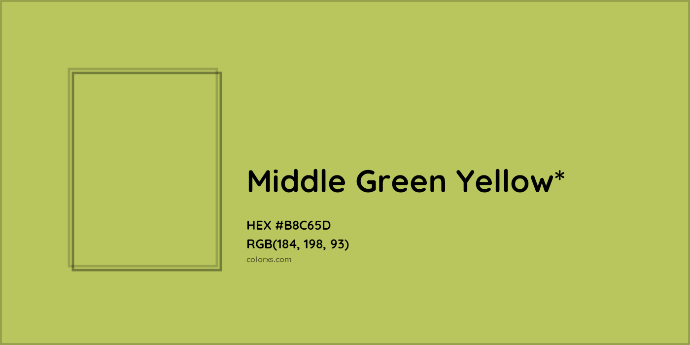 HEX #B8C65D Color Name, Color Code, Palettes, Similar Paints, Images