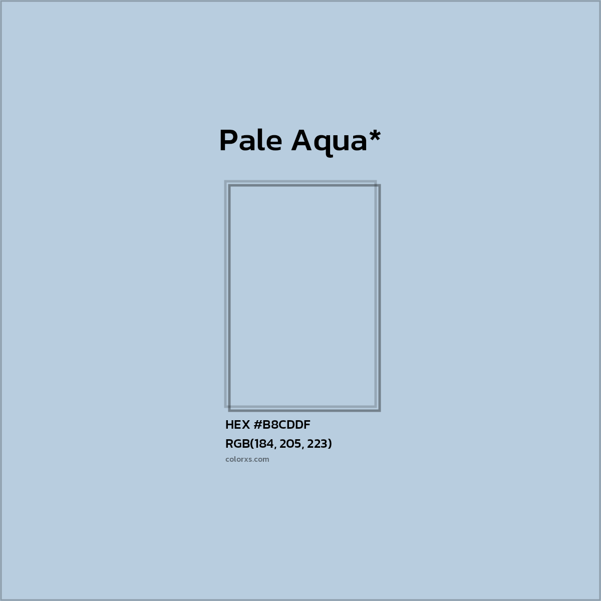 HEX #B8CDDF Color Name, Color Code, Palettes, Similar Paints, Images