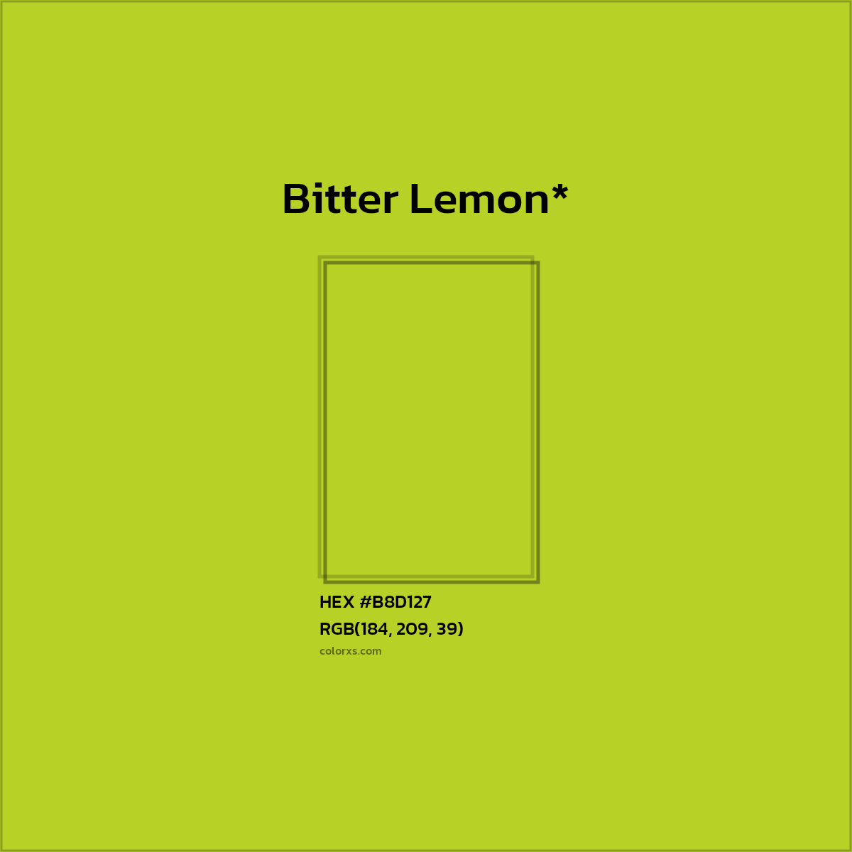 HEX #B8D127 Color Name, Color Code, Palettes, Similar Paints, Images