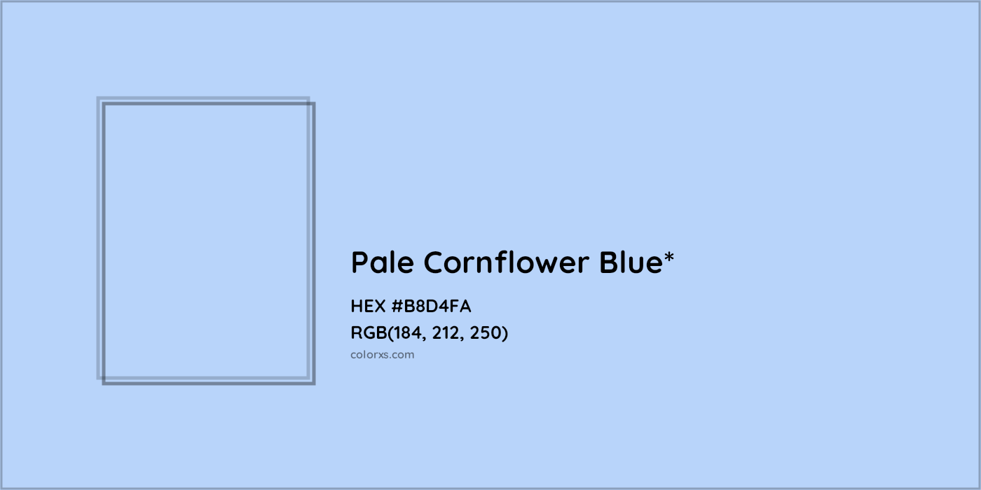 HEX #B8D4FA Color Name, Color Code, Palettes, Similar Paints, Images