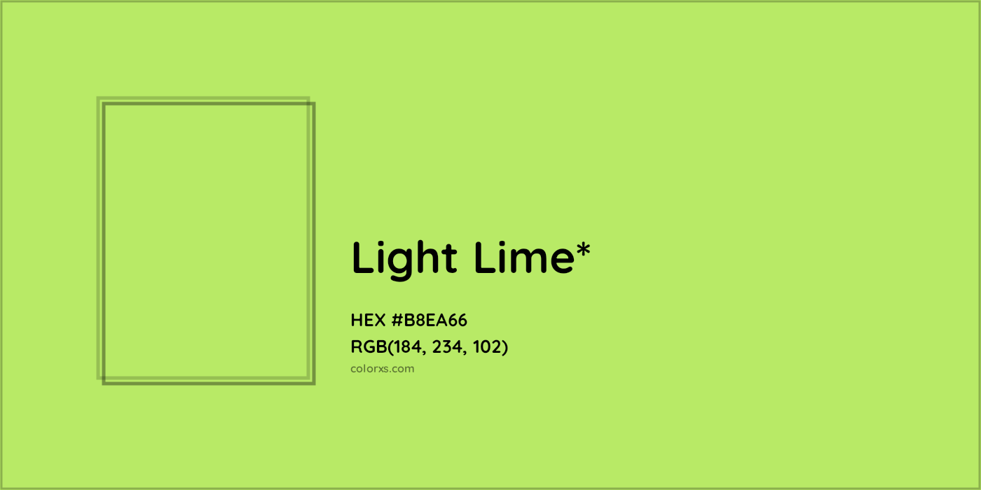 HEX #B8EA66 Color Name, Color Code, Palettes, Similar Paints, Images