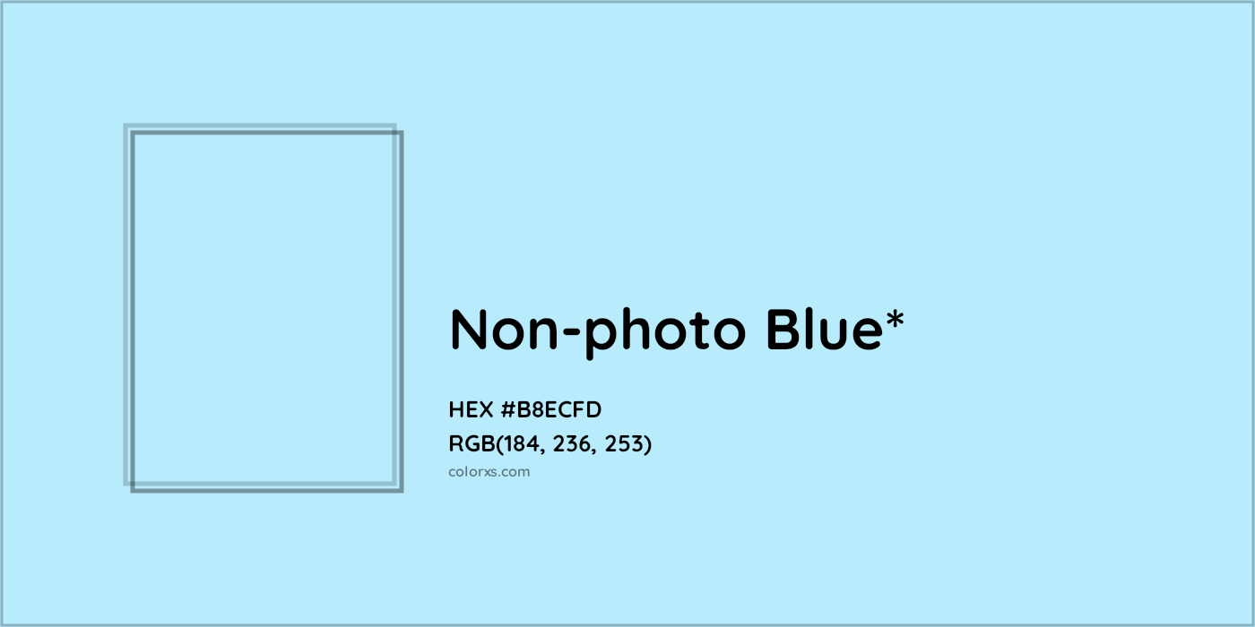 HEX #B8ECFD Color Name, Color Code, Palettes, Similar Paints, Images