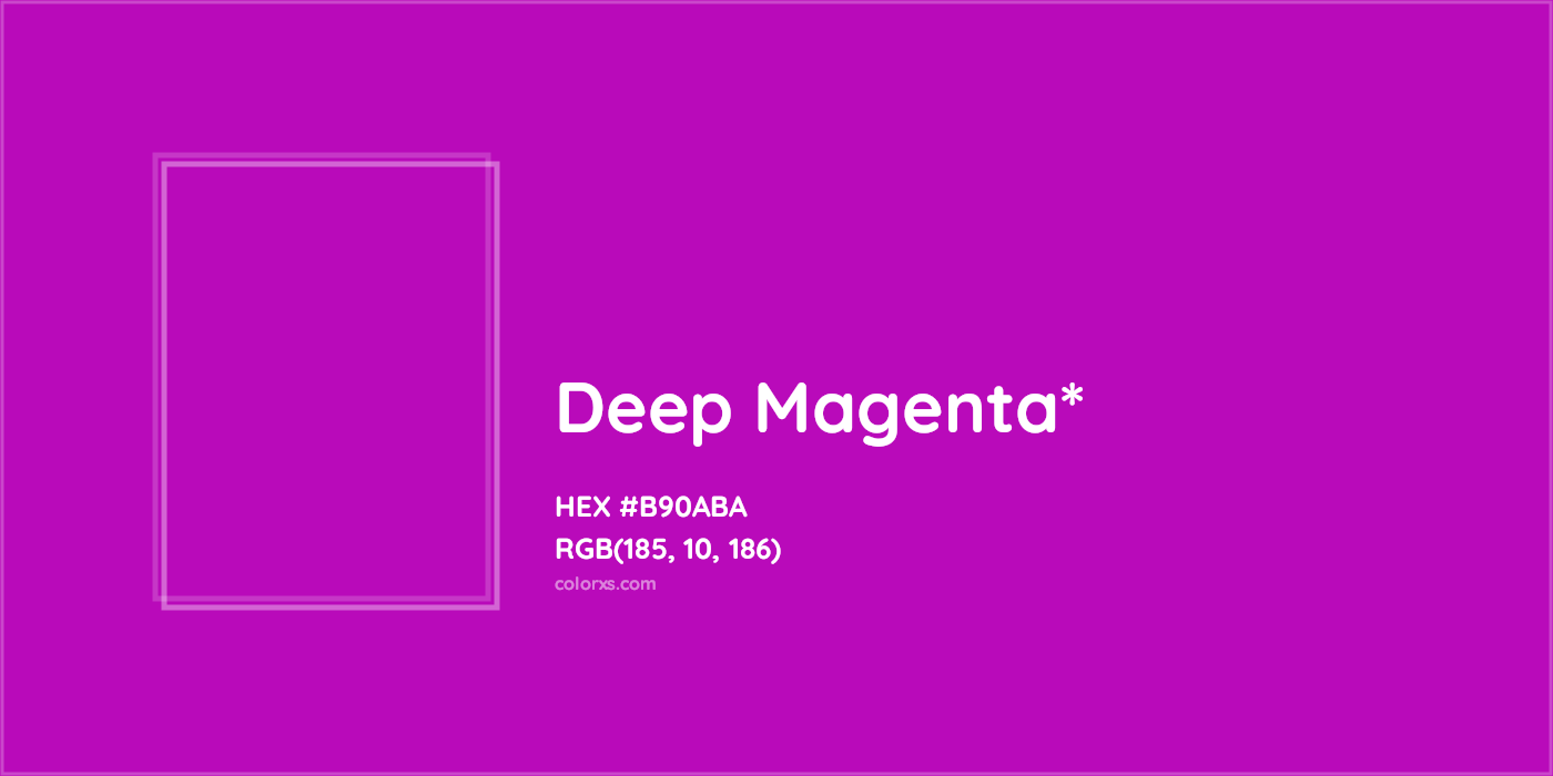 HEX #B90ABA Color Name, Color Code, Palettes, Similar Paints, Images