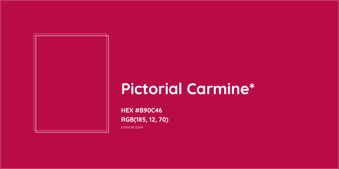 HEX #B90C46 Color Name, Color Code, Palettes, Similar Paints, Images