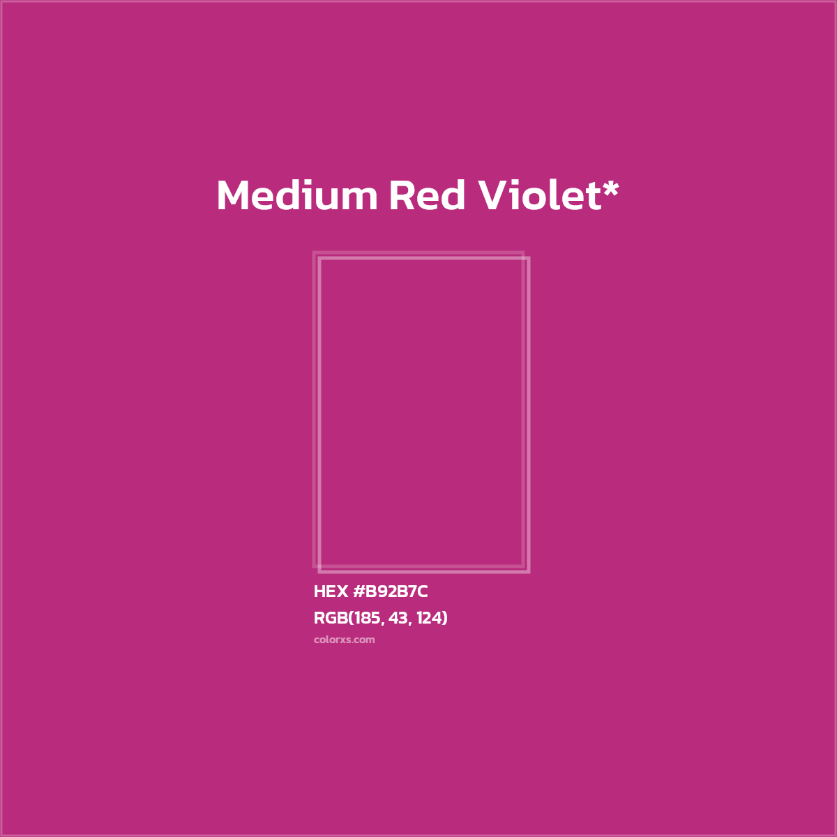 HEX #B92B7C Color Name, Color Code, Palettes, Similar Paints, Images