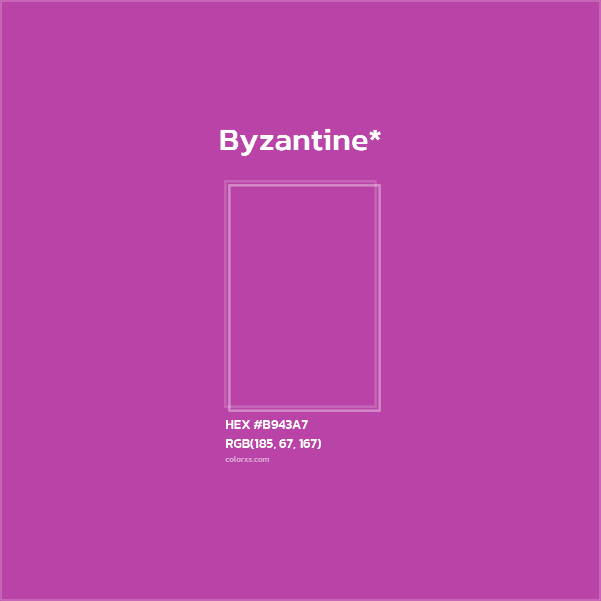 HEX #B943A7 Color Name, Color Code, Palettes, Similar Paints, Images