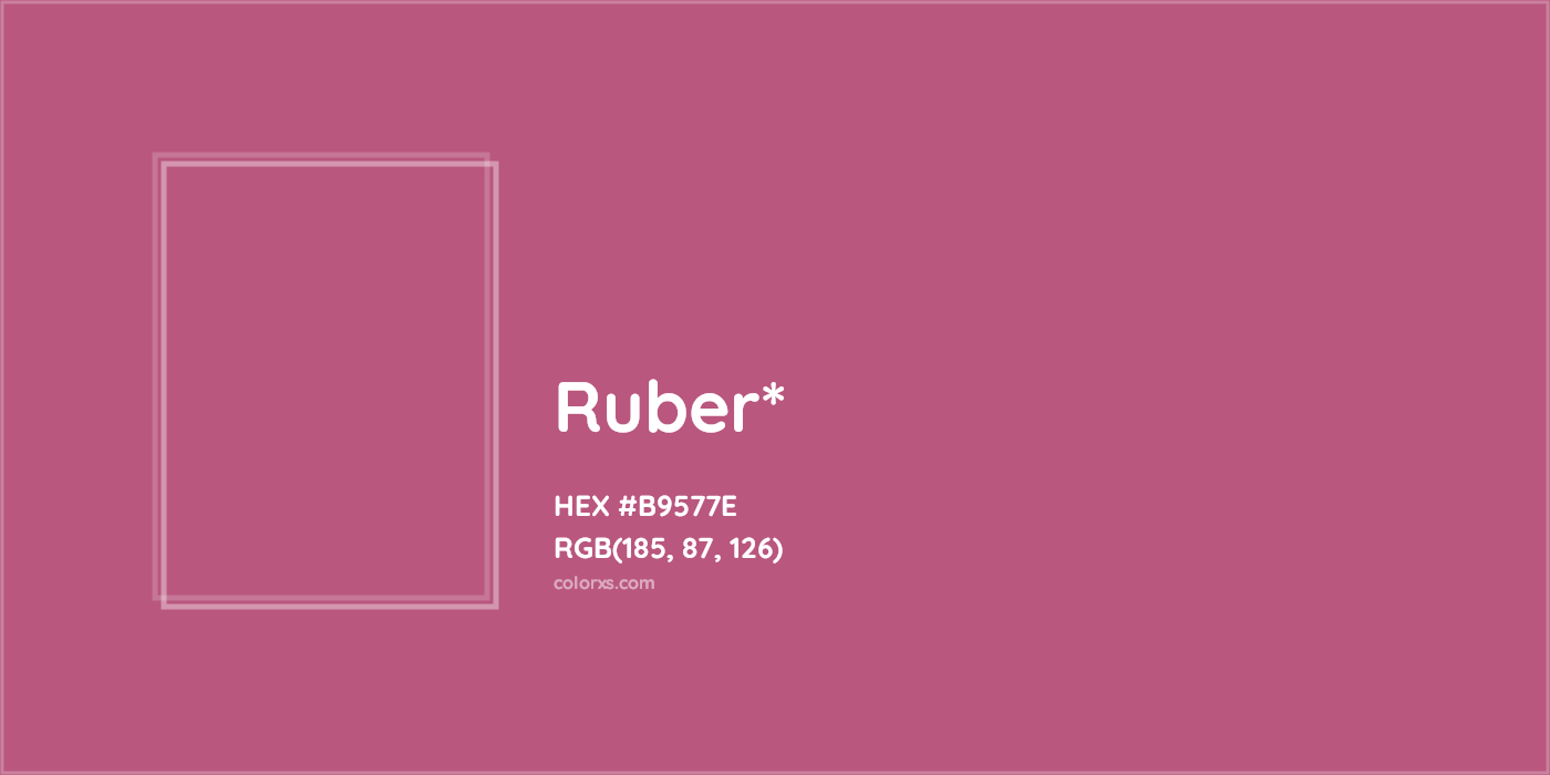 HEX #B9577E Color Name, Color Code, Palettes, Similar Paints, Images
