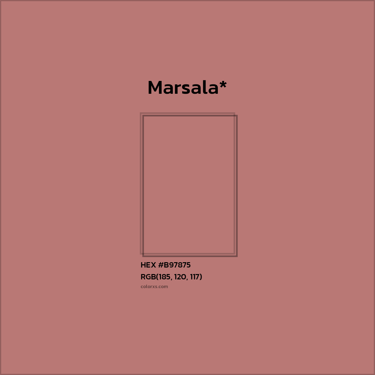 HEX #B97875 Color Name, Color Code, Palettes, Similar Paints, Images