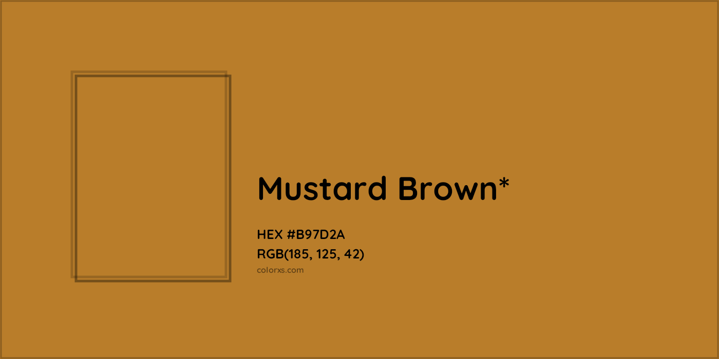 HEX #B97D2A Color Name, Color Code, Palettes, Similar Paints, Images