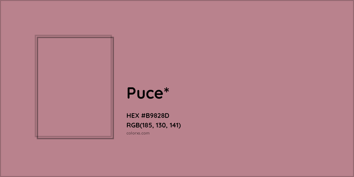 HEX #B9828D Color Name, Color Code, Palettes, Similar Paints, Images