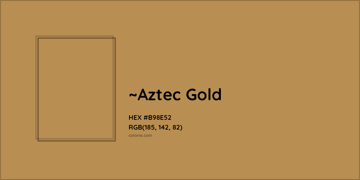 HEX #B98E52 Color Name, Color Code, Palettes, Similar Paints, Images
