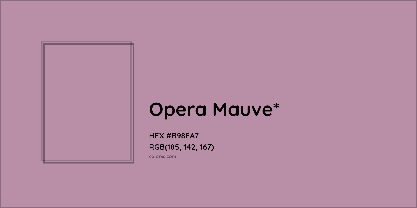 HEX #B98EA7 Color Name, Color Code, Palettes, Similar Paints, Images