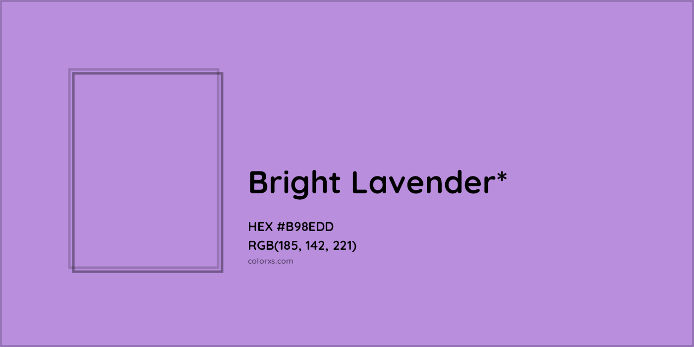 HEX #B98EDD Color Name, Color Code, Palettes, Similar Paints, Images