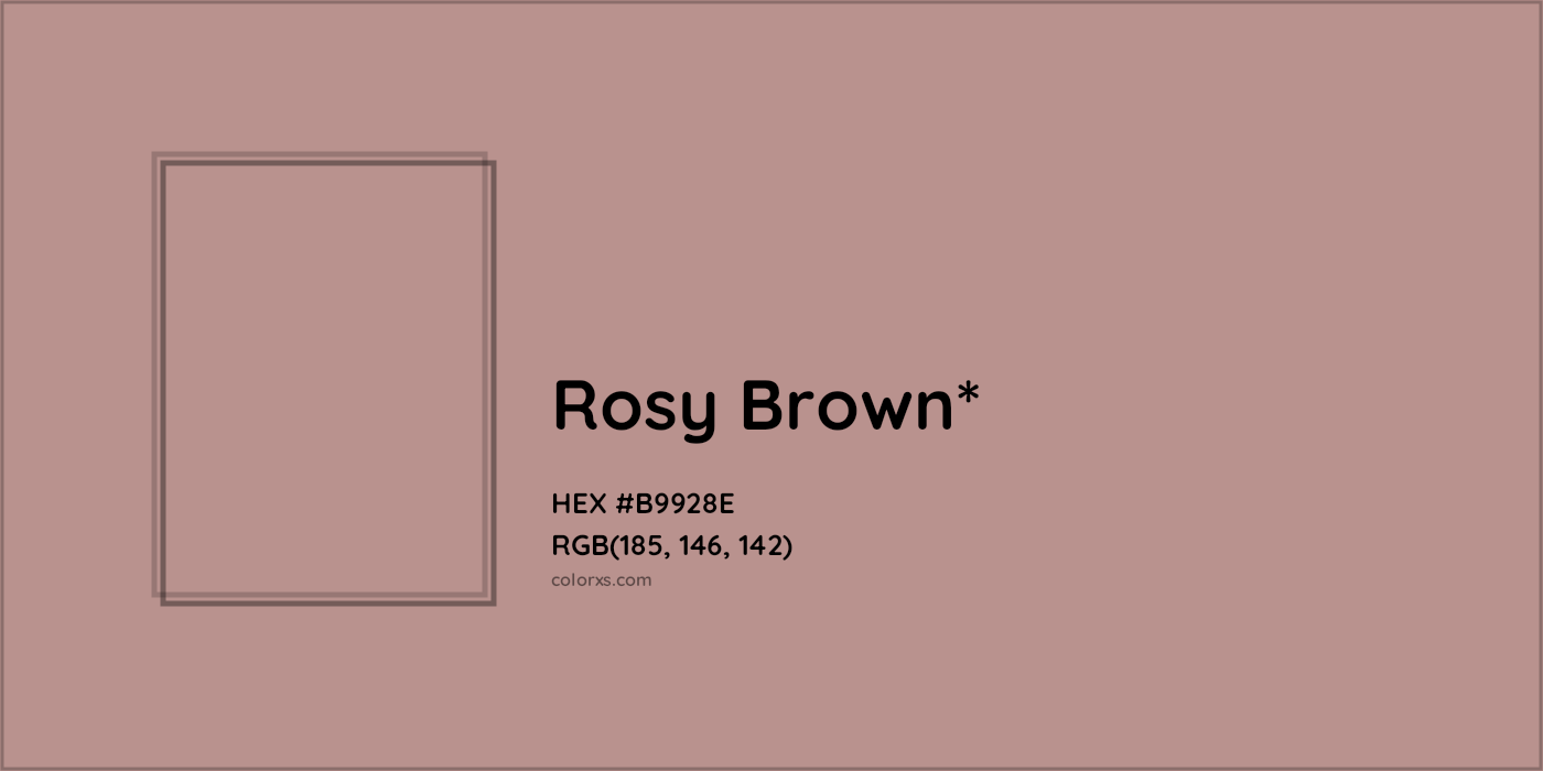 HEX #B9928E Color Name, Color Code, Palettes, Similar Paints, Images