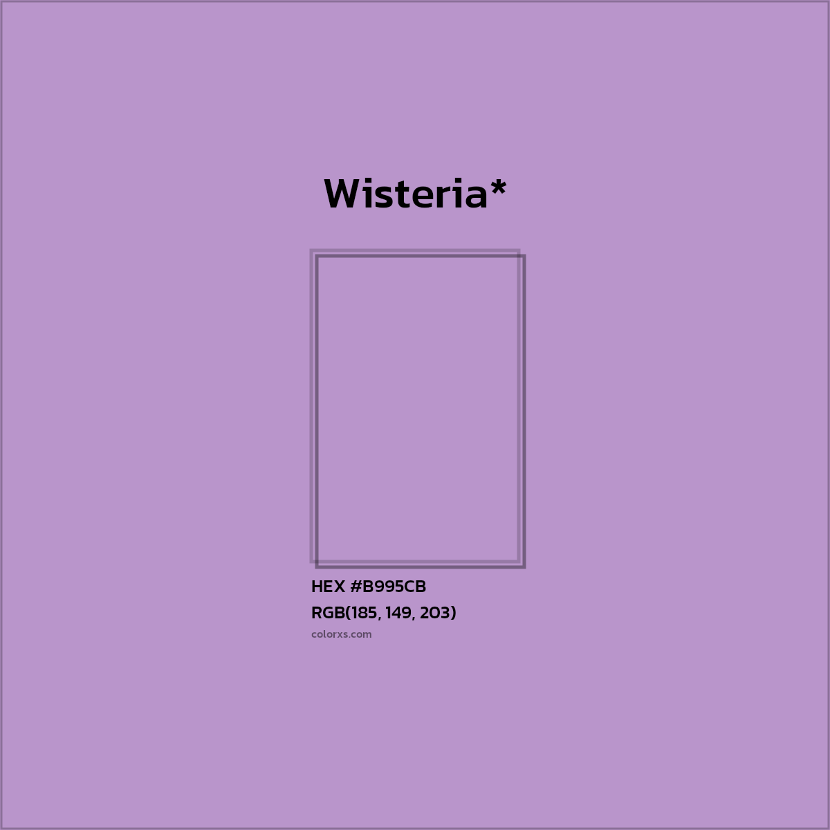 HEX #B995CB Color Name, Color Code, Palettes, Similar Paints, Images