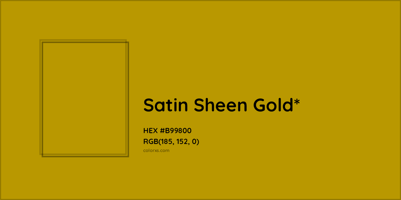 HEX #B99800 Color Name, Color Code, Palettes, Similar Paints, Images