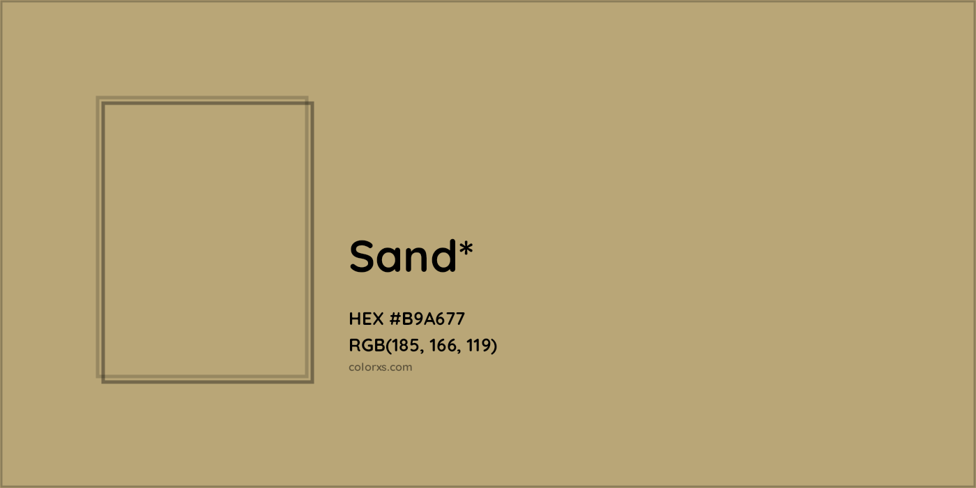 HEX #B9A677 Color Name, Color Code, Palettes, Similar Paints, Images