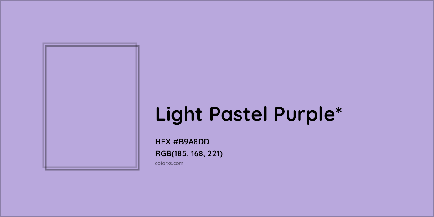HEX #B9A8DD Color Name, Color Code, Palettes, Similar Paints, Images