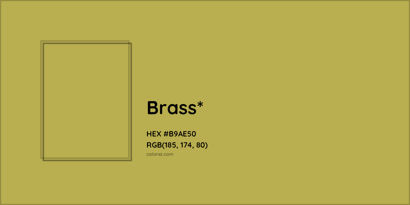 HEX #B9AE50 Color Name, Color Code, Palettes, Similar Paints, Images