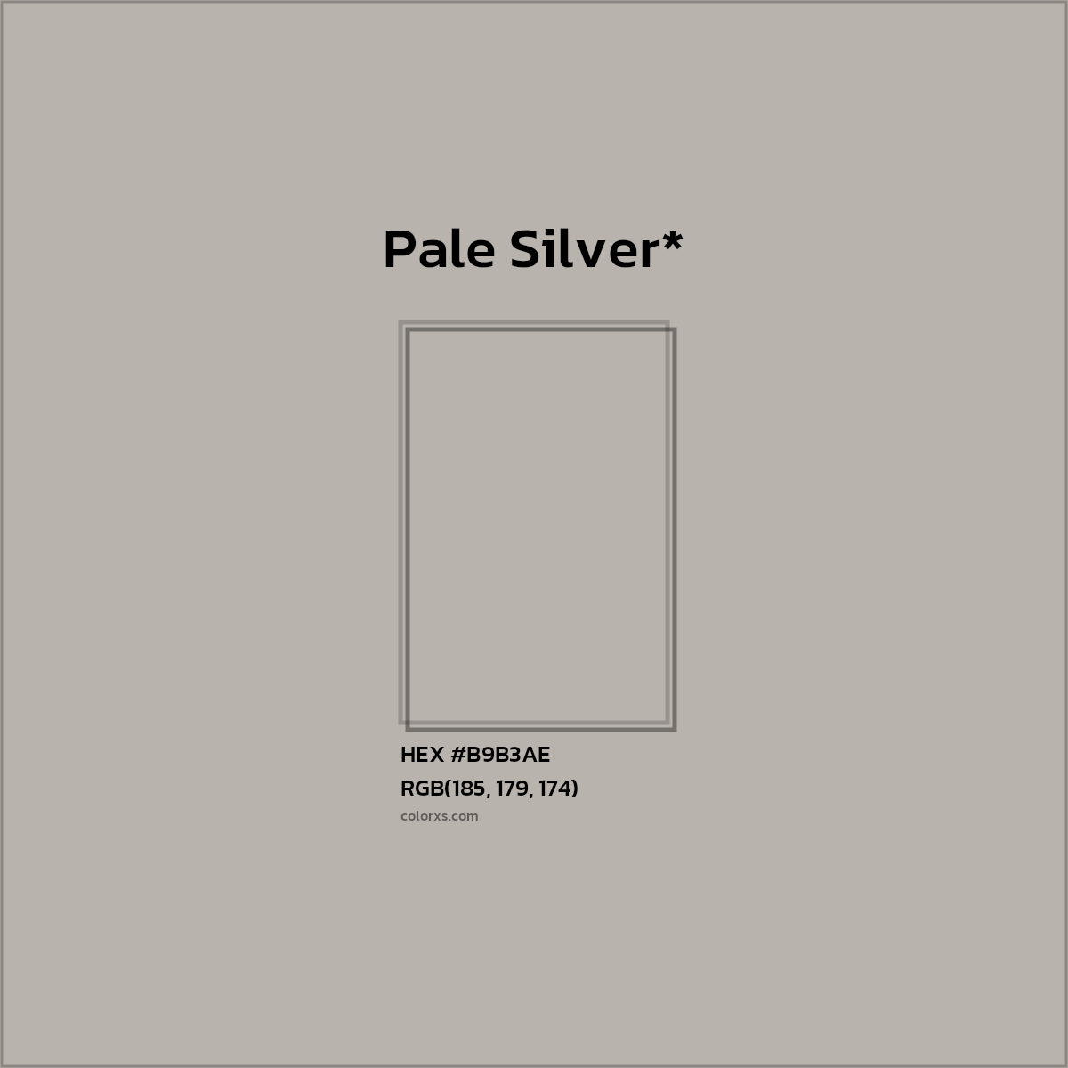 HEX #B9B3AE Color Name, Color Code, Palettes, Similar Paints, Images
