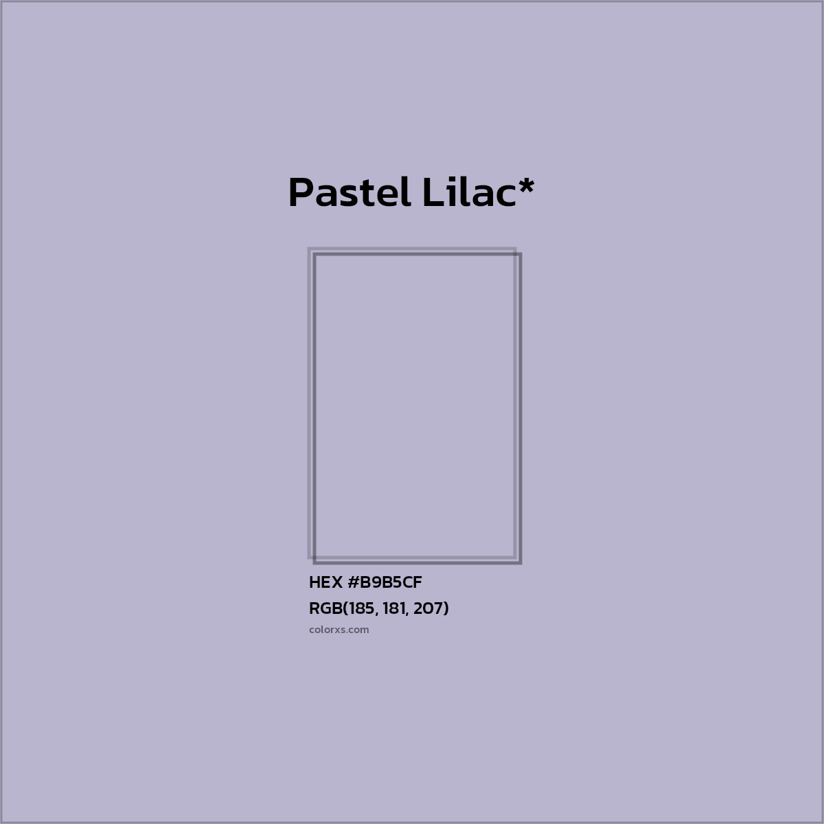 HEX #B9B5CF Color Name, Color Code, Palettes, Similar Paints, Images