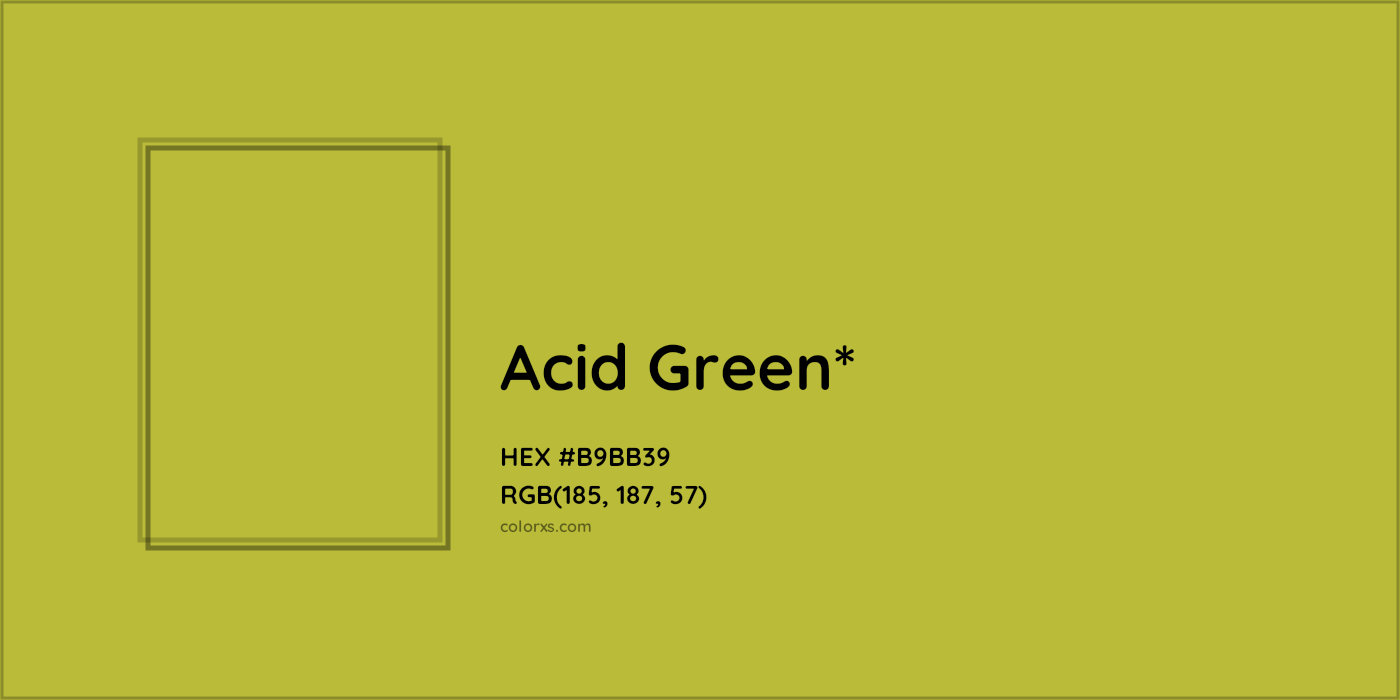 HEX #B9BB39 Color Name, Color Code, Palettes, Similar Paints, Images
