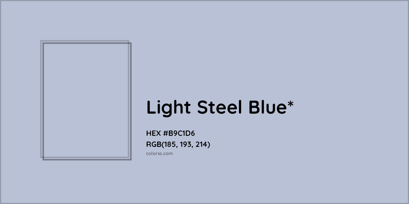 HEX #B9C1D6 Color Name, Color Code, Palettes, Similar Paints, Images