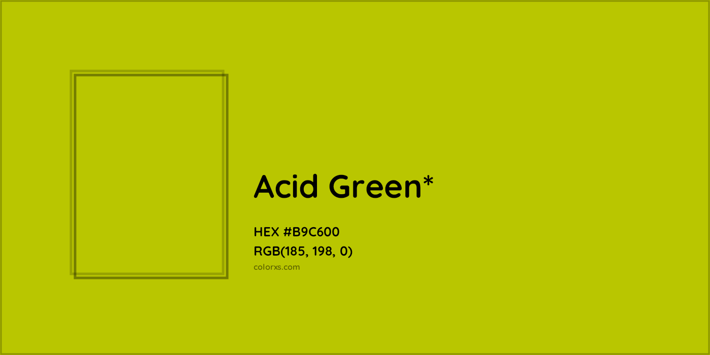 HEX #B9C600 Color Name, Color Code, Palettes, Similar Paints, Images
