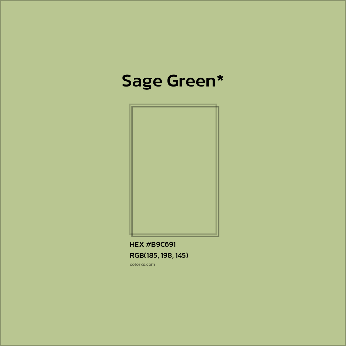 HEX #B9C691 Color Name, Color Code, Palettes, Similar Paints, Images