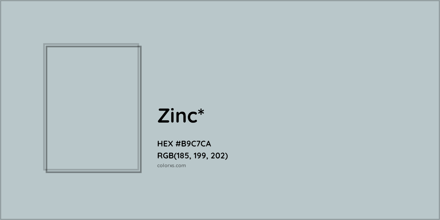 HEX #B9C7CA Color Name, Color Code, Palettes, Similar Paints, Images