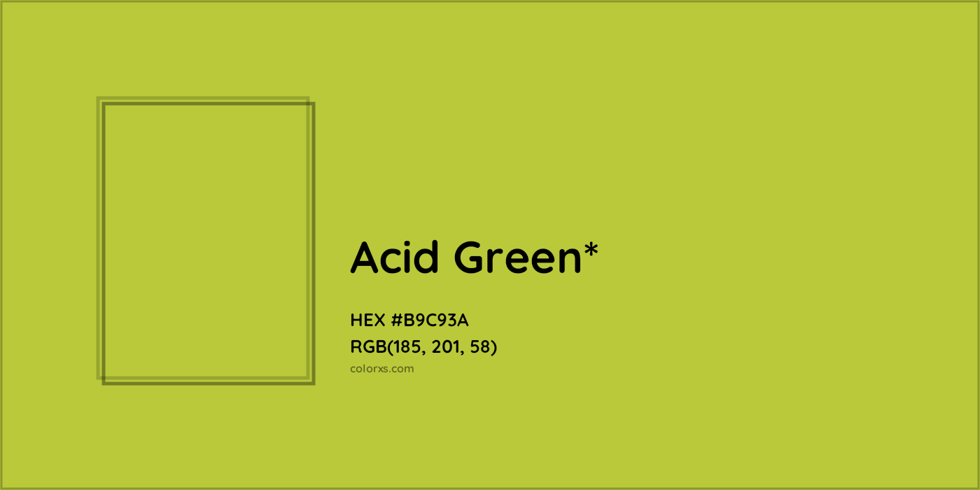 HEX #B9C93A Color Name, Color Code, Palettes, Similar Paints, Images