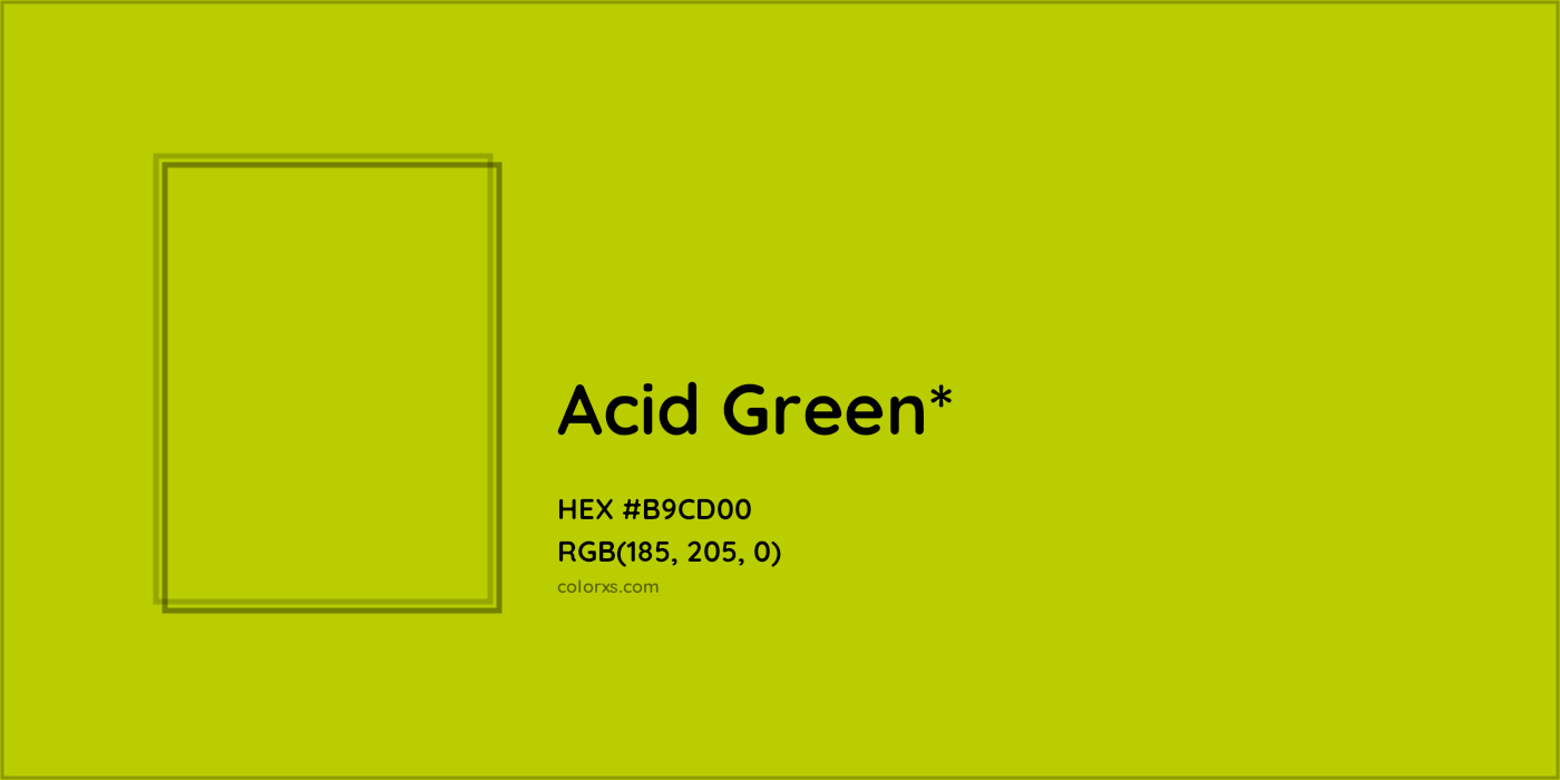 HEX #B9CD00 Color Name, Color Code, Palettes, Similar Paints, Images