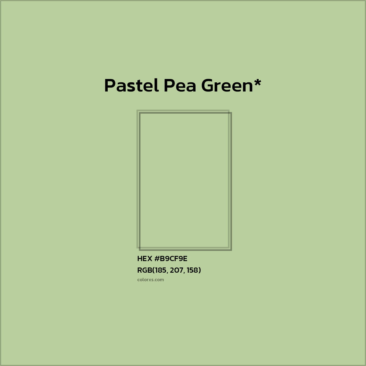 HEX #B9CF9E Color Name, Color Code, Palettes, Similar Paints, Images