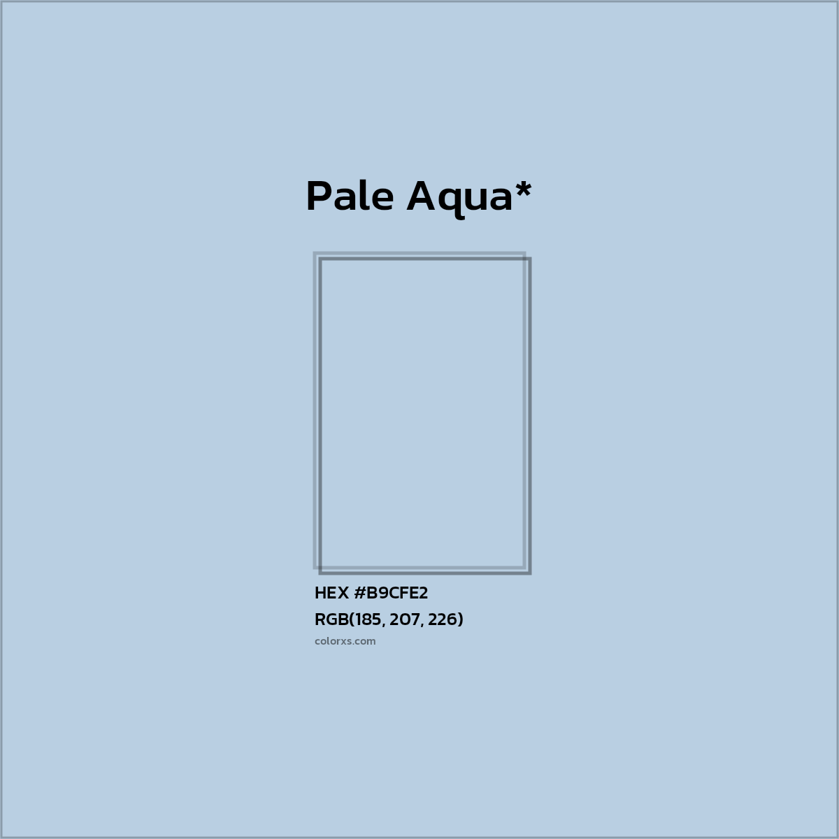 HEX #B9CFE2 Color Name, Color Code, Palettes, Similar Paints, Images