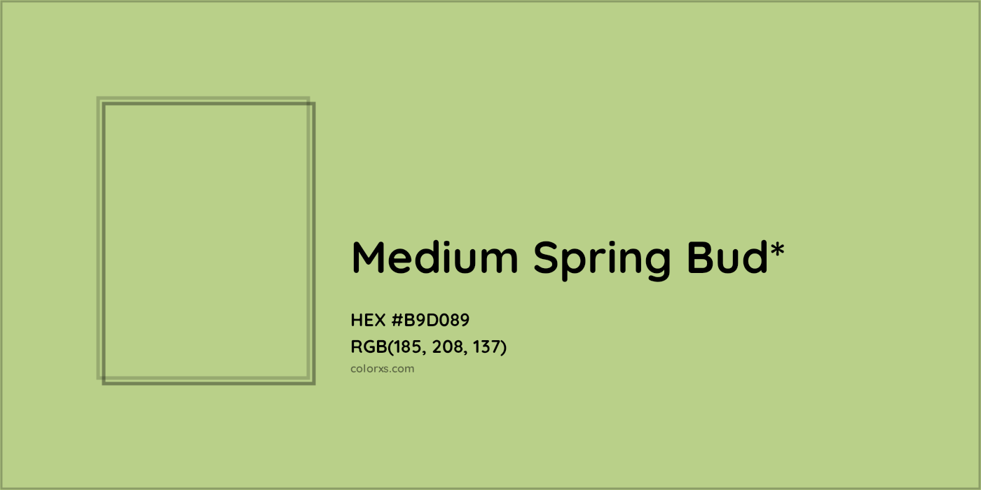 HEX #B9D089 Color Name, Color Code, Palettes, Similar Paints, Images