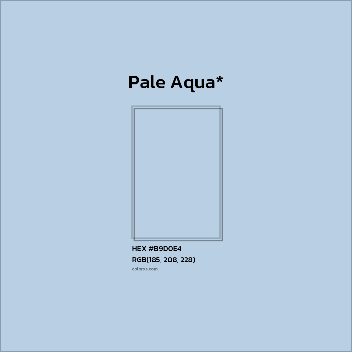 HEX #B9D0E4 Color Name, Color Code, Palettes, Similar Paints, Images