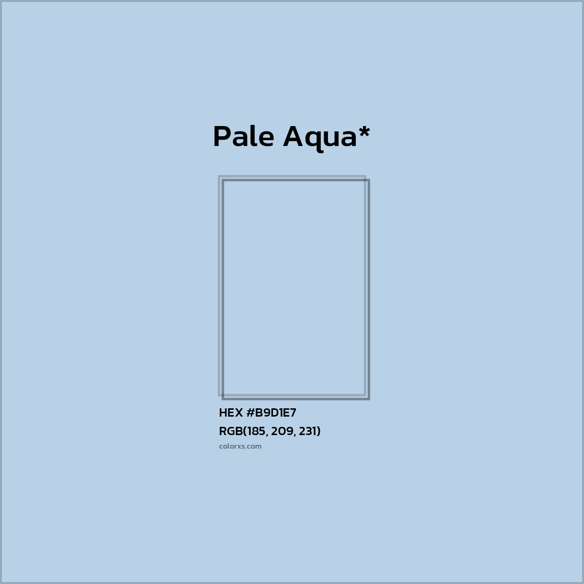 HEX #B9D1E7 Color Name, Color Code, Palettes, Similar Paints, Images