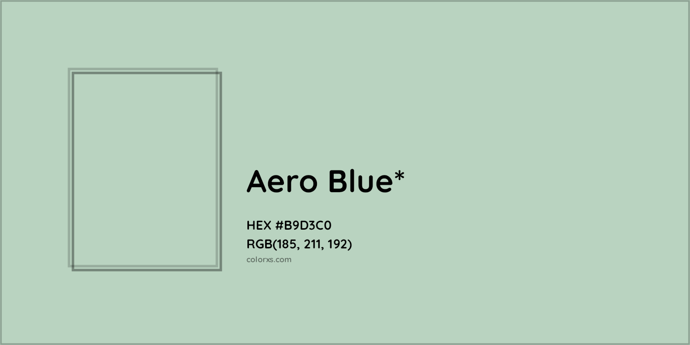 HEX #B9D3C0 Color Name, Color Code, Palettes, Similar Paints, Images