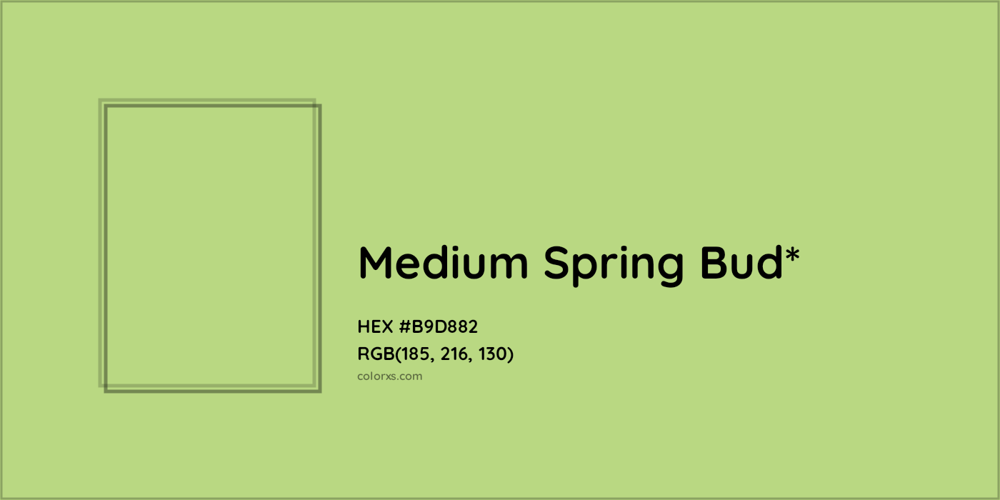 HEX #B9D882 Color Name, Color Code, Palettes, Similar Paints, Images