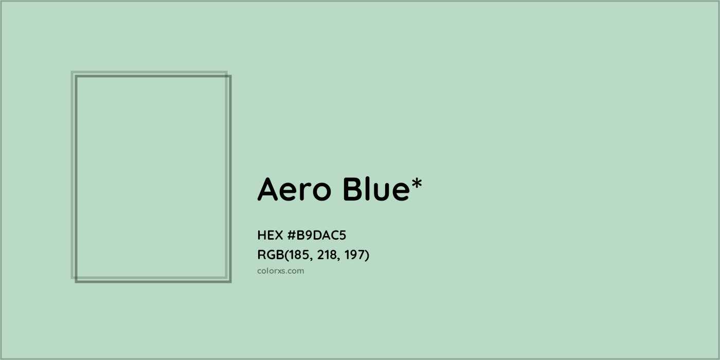HEX #B9DAC5 Color Name, Color Code, Palettes, Similar Paints, Images
