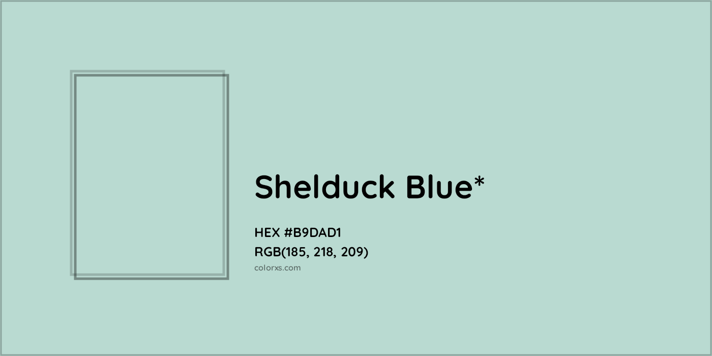 HEX #B9DAD1 Color Name, Color Code, Palettes, Similar Paints, Images