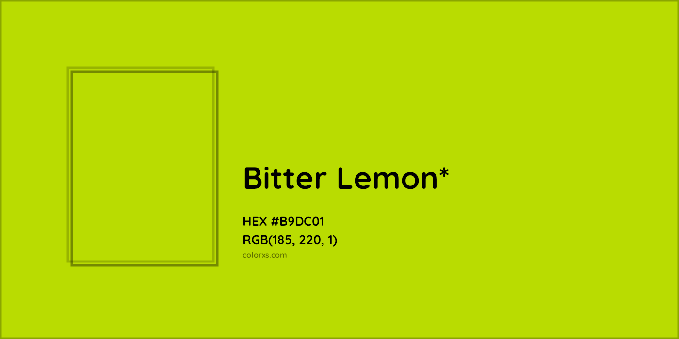 HEX #B9DC01 Color Name, Color Code, Palettes, Similar Paints, Images