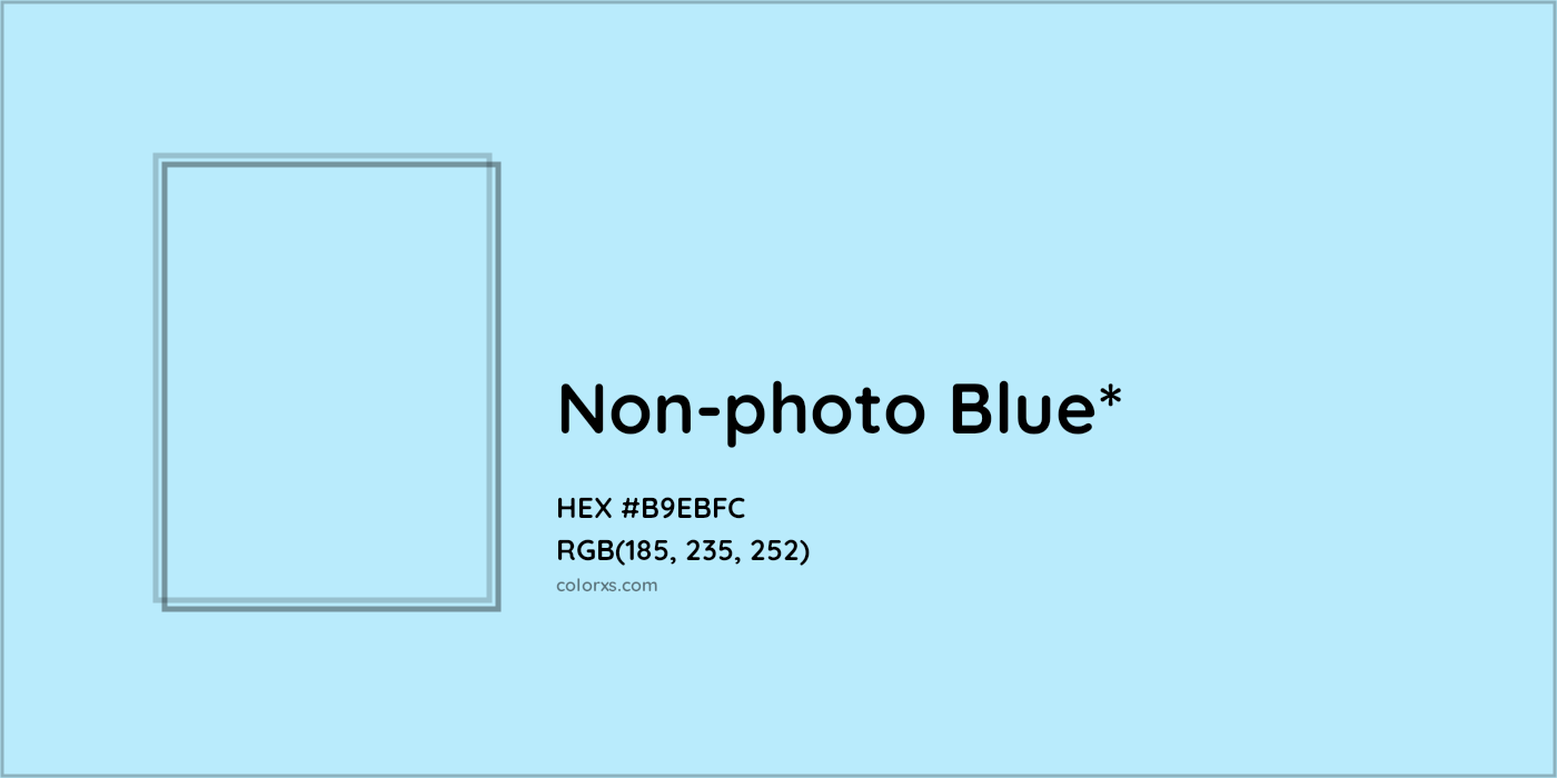 HEX #B9EBFC Color Name, Color Code, Palettes, Similar Paints, Images