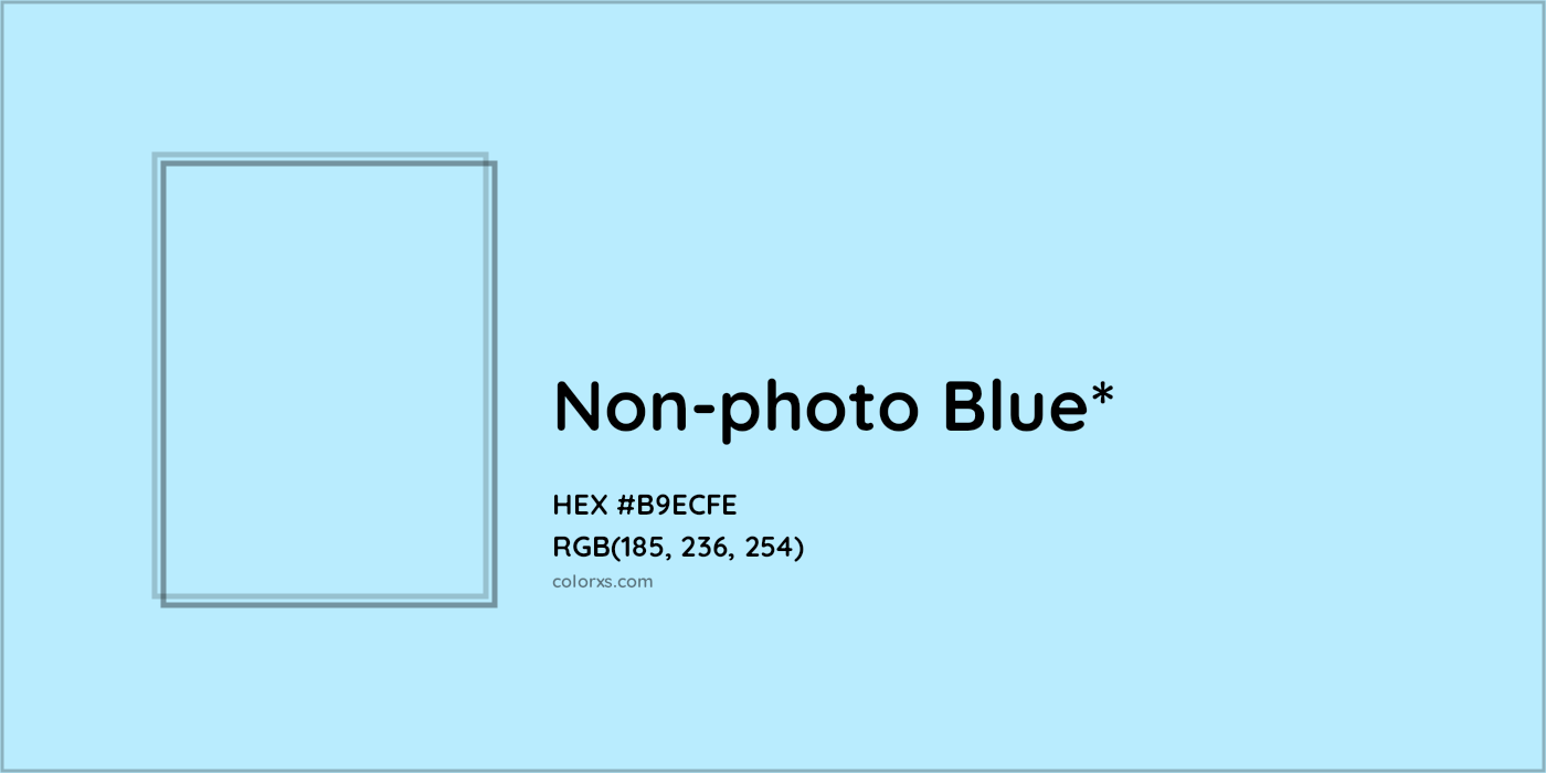 HEX #B9ECFE Color Name, Color Code, Palettes, Similar Paints, Images