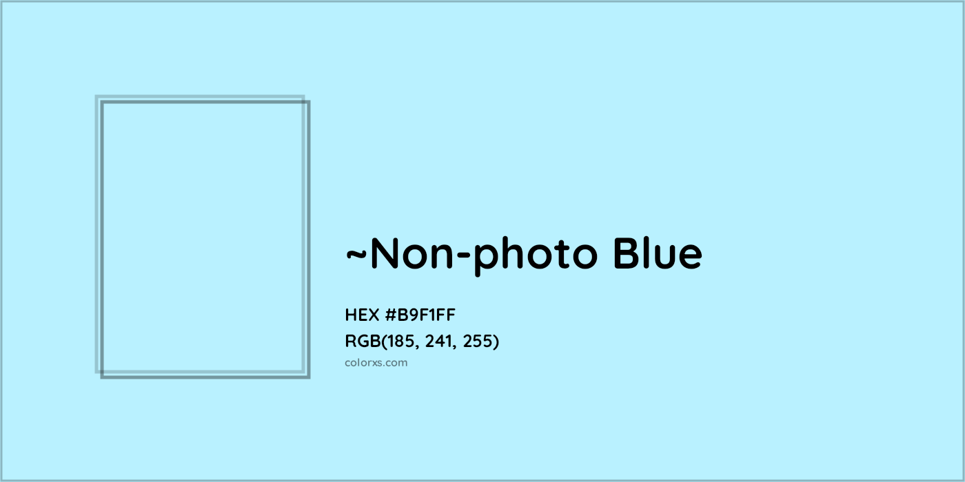 HEX #B9F1FF Color Name, Color Code, Palettes, Similar Paints, Images