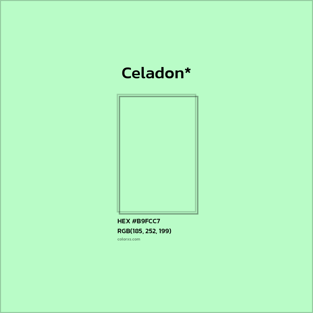 HEX #B9FCC7 Color Name, Color Code, Palettes, Similar Paints, Images